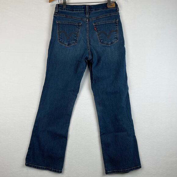 Levis 512 Jeans‎ Women 10 S short petite Blue Perfectly Slimming Bootcut - Picture 6 of 11